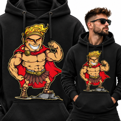 BLUZA Z KAPTUREM NA SIŁOWNIĘ HERCULES